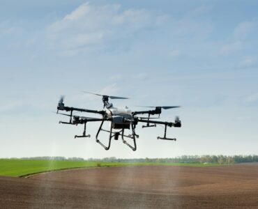 agrodrone sprayer sprays fields, precision farming, the latest agriculture